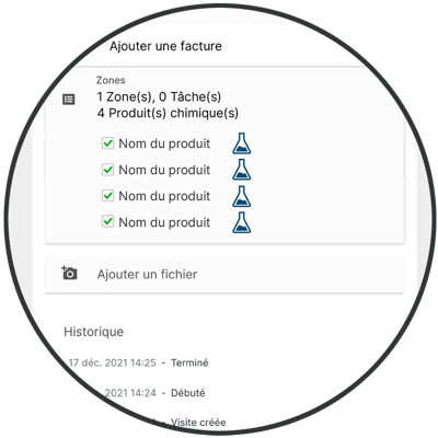 liste produits chimiques
