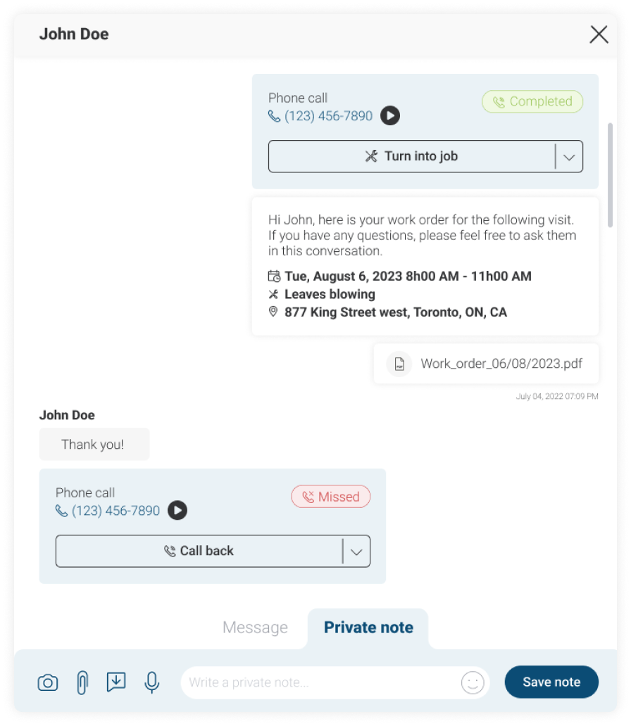 Call tracking_Call-history