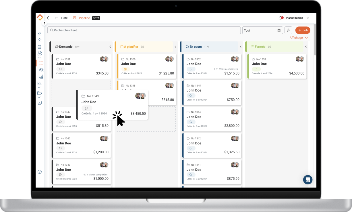 Pipeline_Glisser et déposer
